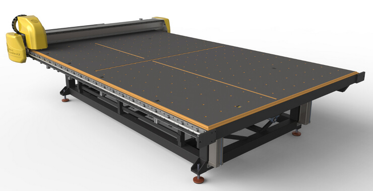 Автоматический стол для резки стекла СЕРИИ-OCKM -SLV3